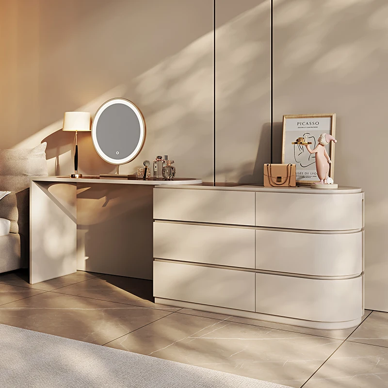 

Italian modern dressing table, bucket and cabinet integrated