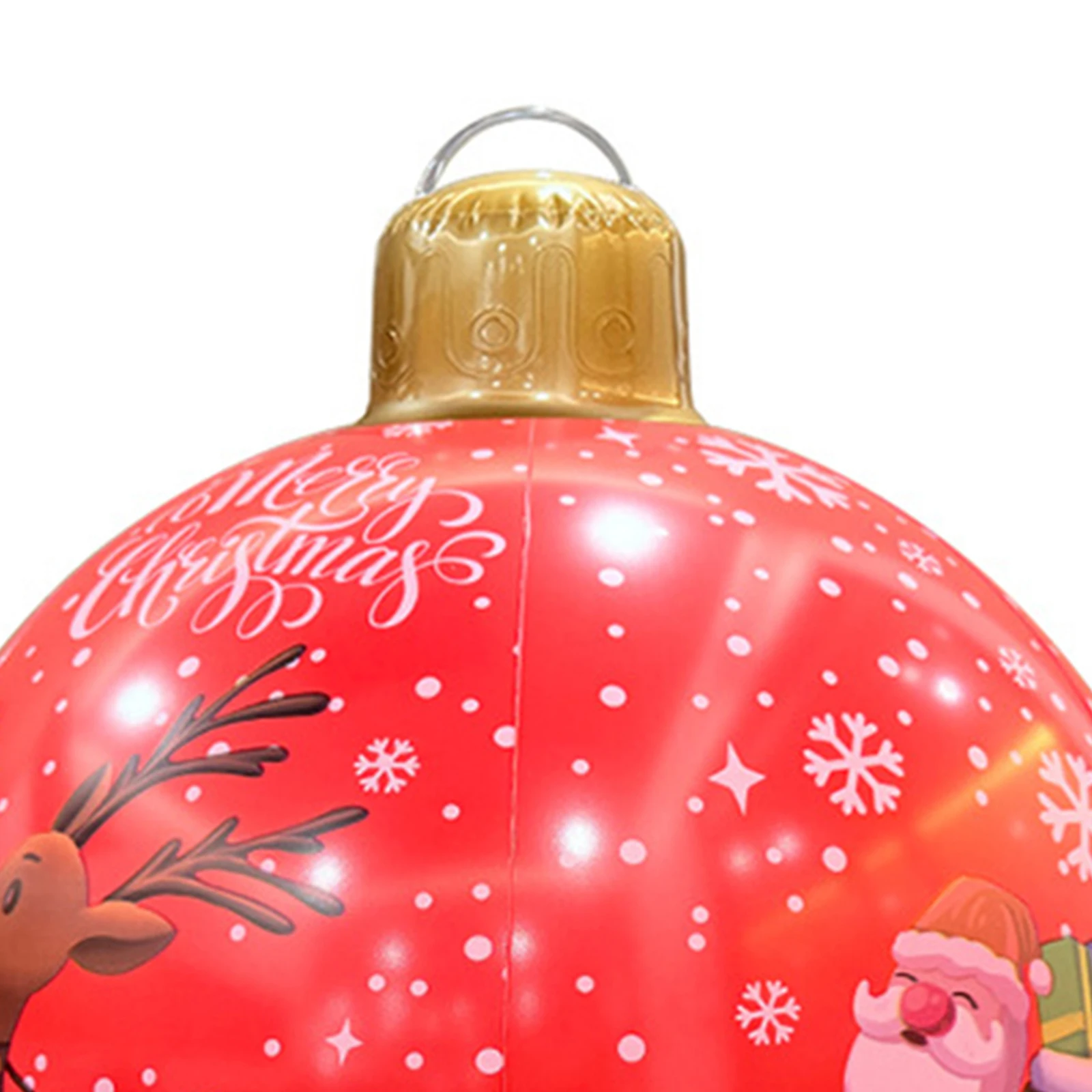 35/60cm Inflatable Christmas Decoration Ball, PVC Christmas Inflatable Ball Popular Christmas Decoration for Indoor Outdoor