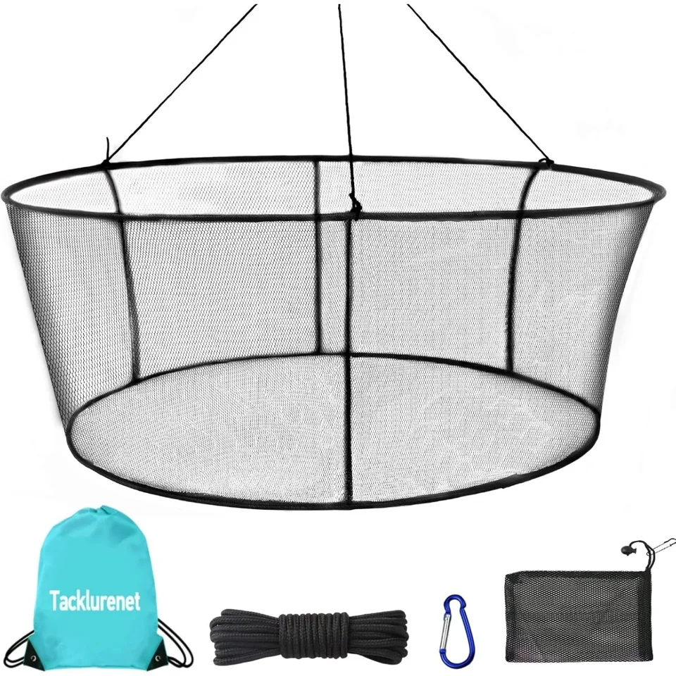 Portable Foldable Crab and Bait Fishing Net