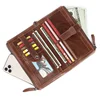 Men's Long Handbag Business Vintage Cow Leather Clutch Man Wallet Brand Long Wallet For Man Casual Handhold Bag Male Purse 4