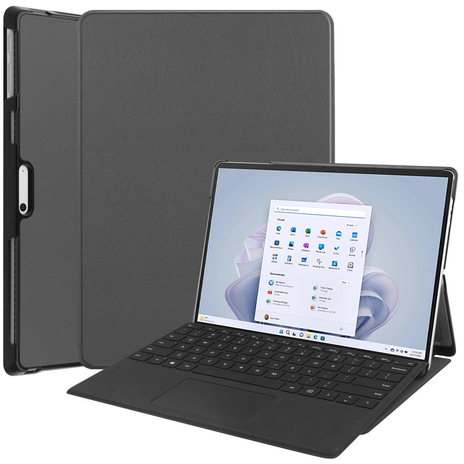 Premium PU Leather Flip Stand Protective Case