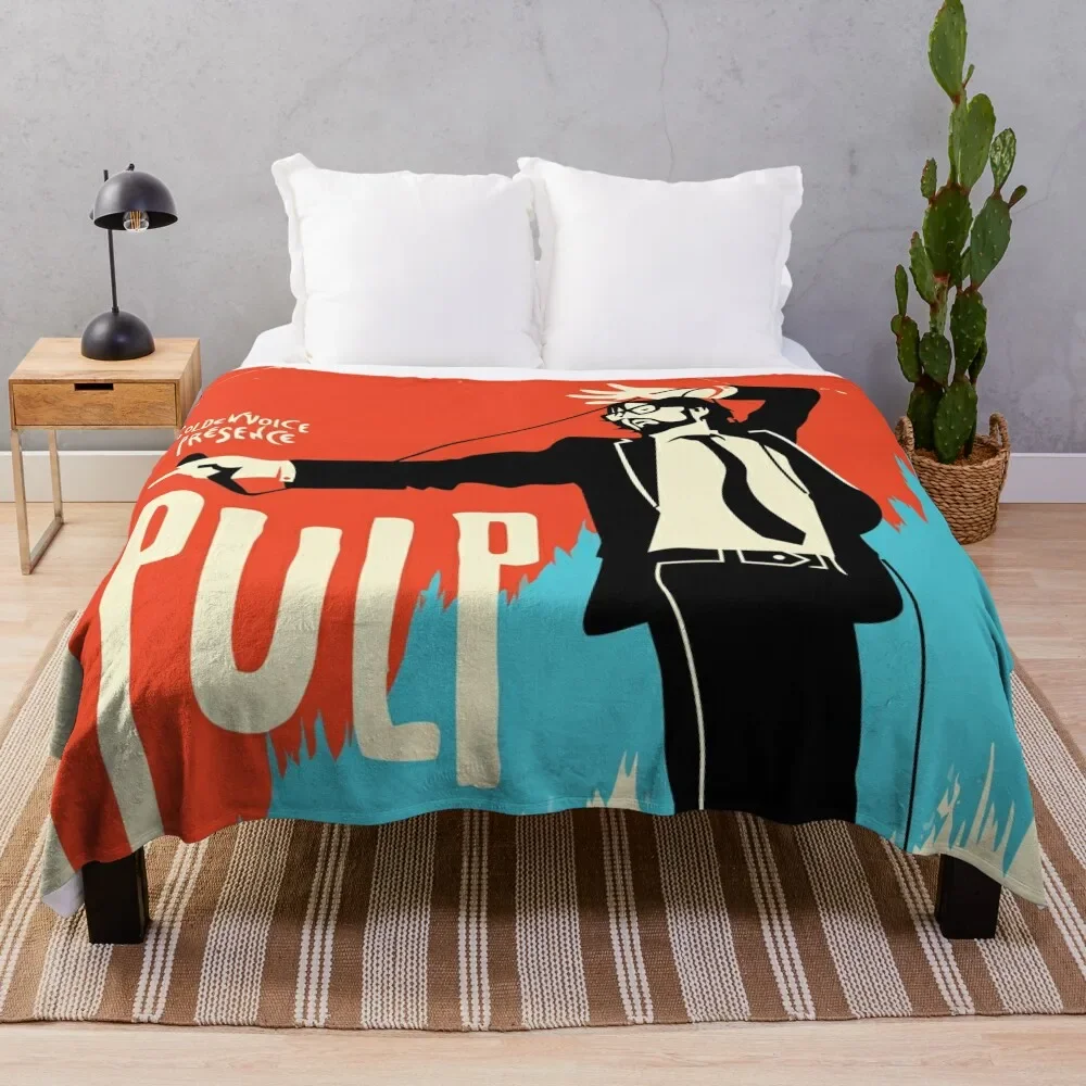 

Pulp Throw Blanket Quilt Vintage Decoratives cosplay anime Blankets