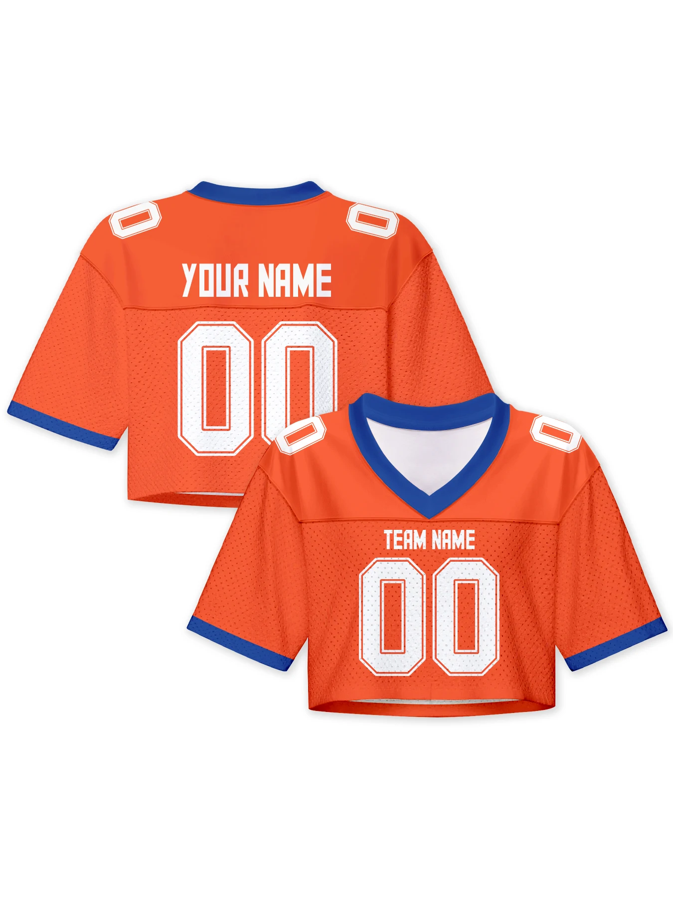 Custom Personalized Football Jersey - Stitched Team Name & Number For Men, Women, Youth (Blue & Red, Size 17)