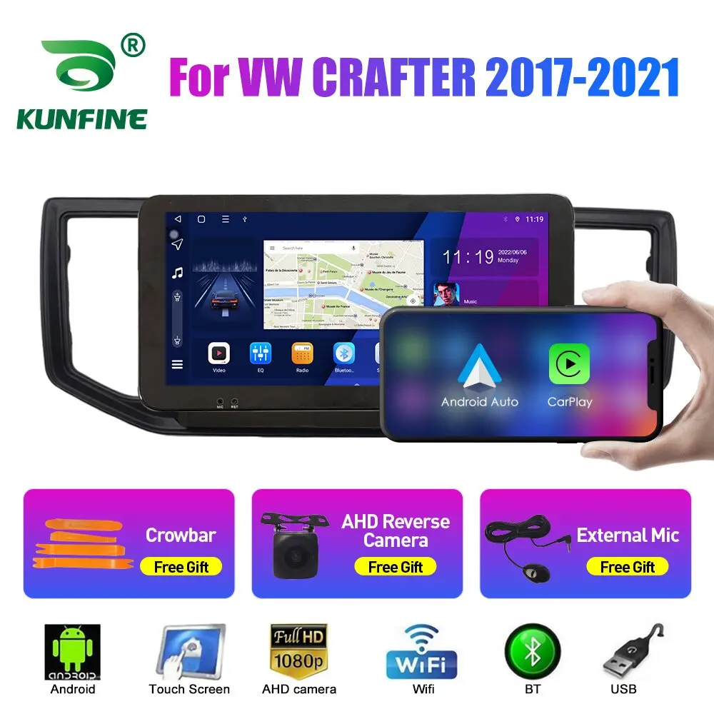 

10.33 Inch Car Radio For VW CRAFTER 2017-2021 2Din Android Octa Core Car Stereo DVD GPS Navigation Player QLED Screen Carplay