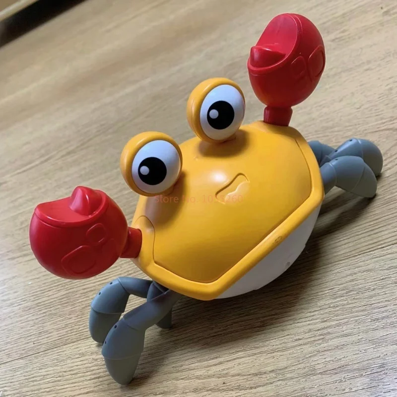 Dancing Crab Escape Crabs Baby Crawling Crab Musical Dancing Moving Toy Run Away Toy for Babies Crawling Interactive Toys Gift 6