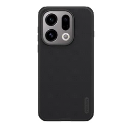 Magnetic Nillkin Frosted Clear Soft Frame Matte PC TPU Full Back Cover Protection - OPPO Find X9 (Frosted Mag Black)