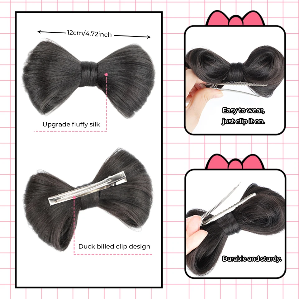 Synthetic Hair Wig for Women Natural Straight Updo Hairpiece