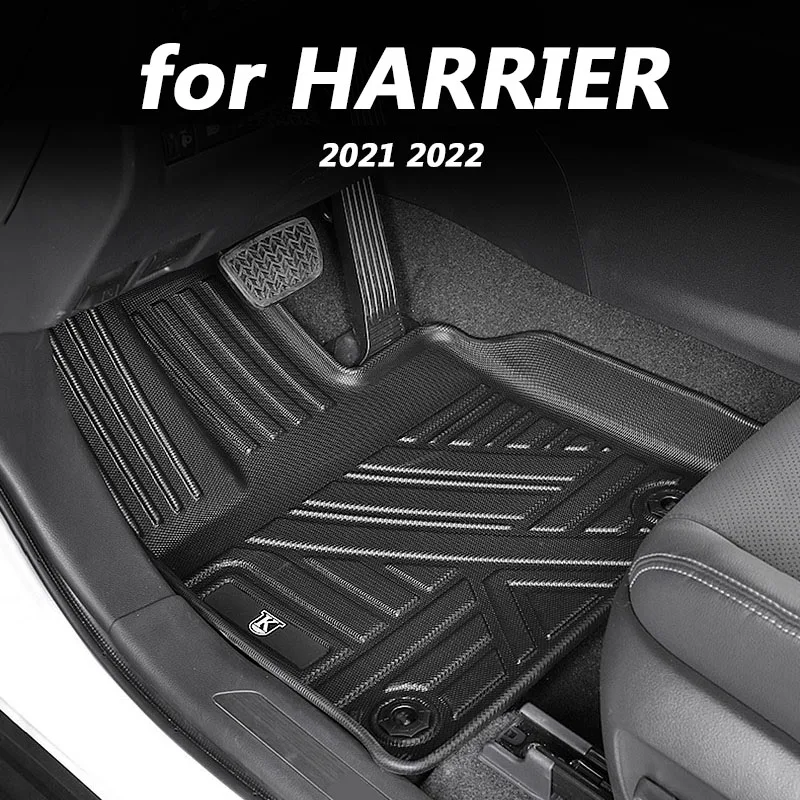 For Toyota Harrier 2021 2022 Car Interior Accessories Foot Pad Protective Pad Antidirty Pad