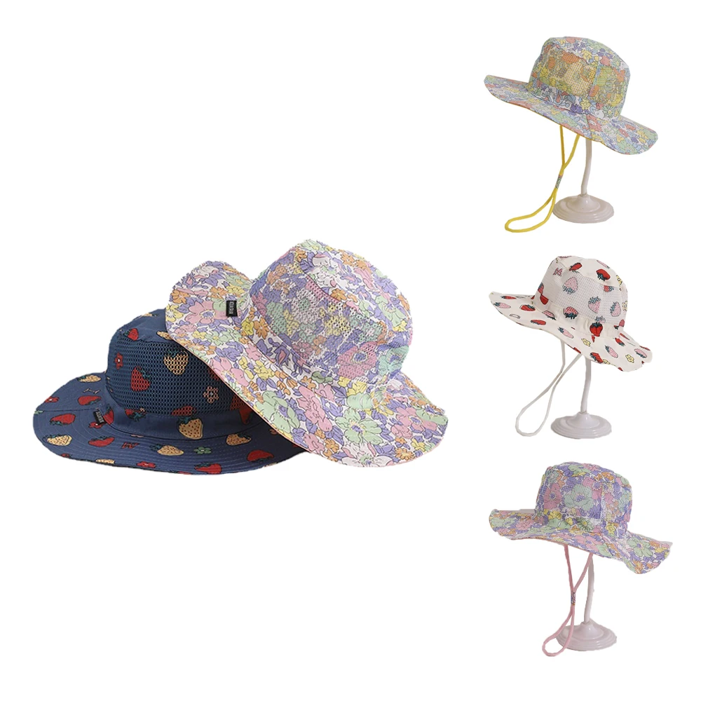 Toddler Summer Hats Boys Child Beach Bucket Hat Boy Sun Kids Hats