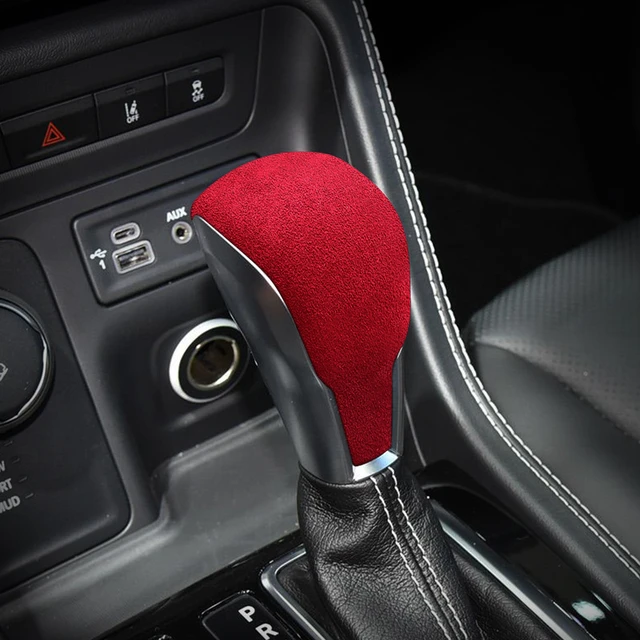 Alcantara Suede Car Gear Knob Shift Handle Sticker Cover For Jeep Grand  Commander Cherokee Interior Styling Moulding Trim Case - AliExpress