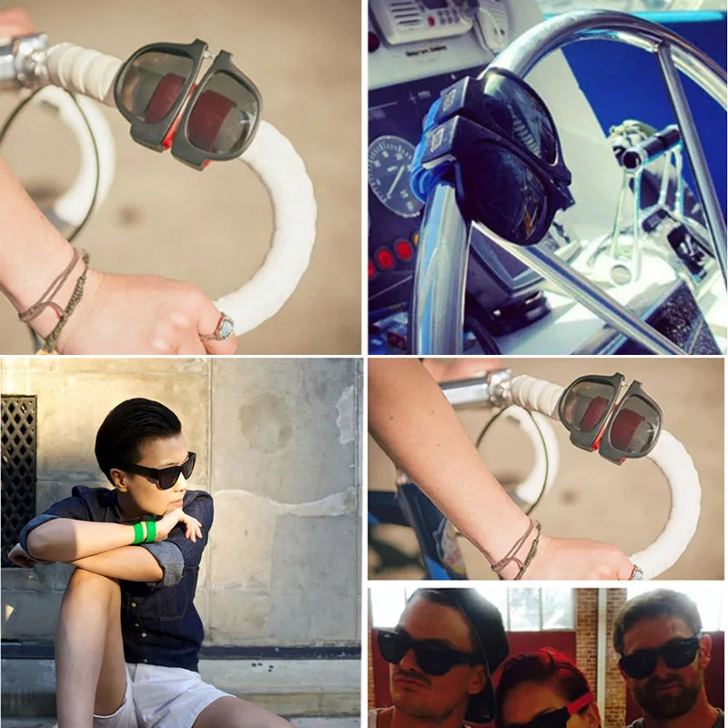 

Slap Fashion Sunglasses for Creative Wristband Slappable Glasses Bracelet
