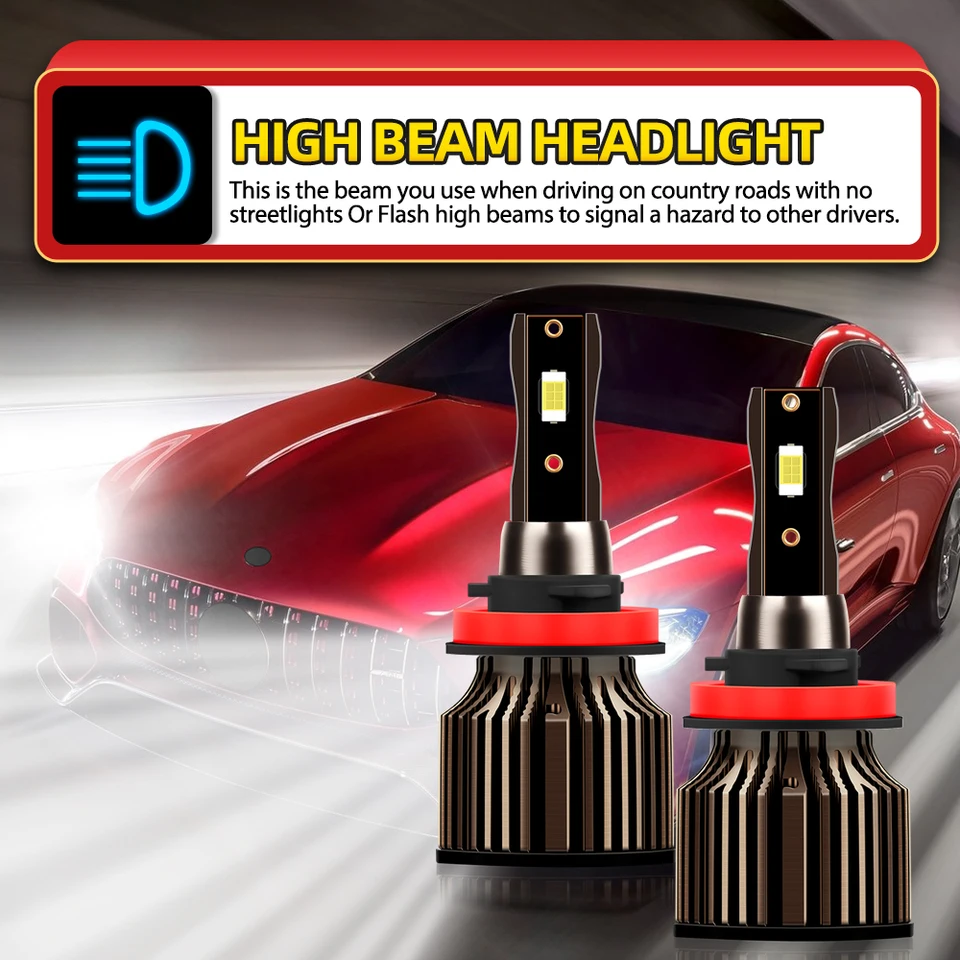 Kits De Faros Led Para Dodge Caravan/ Dakta/ Grand Caravan | Meses Sin