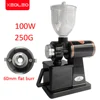 Xeoleo Electric Coffee Grinder 600N Coffee Mill Machine Coffee Bean Grinder Machine Flat Burrs Grinding Machine 100W Red/Black 1