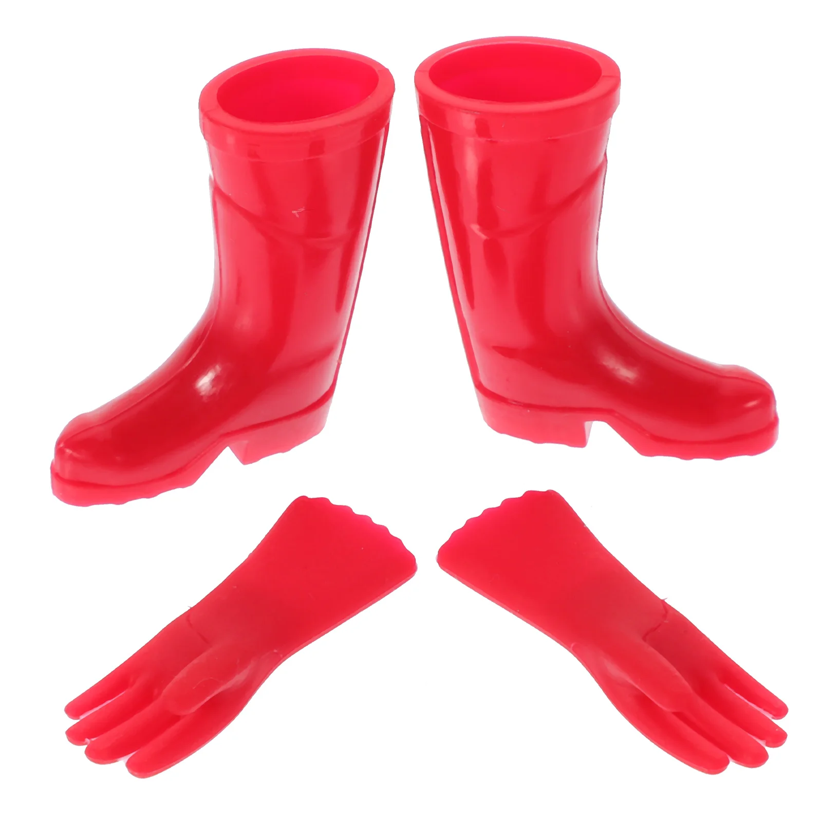 House Gloves Gloves House Supplies Simulated Dollhouse Miniature Accessories Shoes Rainshoes Layout Prop