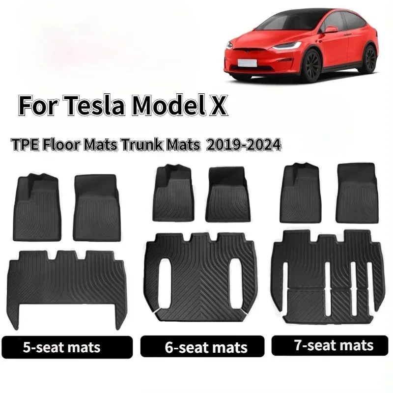 Tesla Model X TPE Mat Review: Easier Cleaning Than the Original Mat 1 TPE floor mat and trunk mat for Tesla Model X