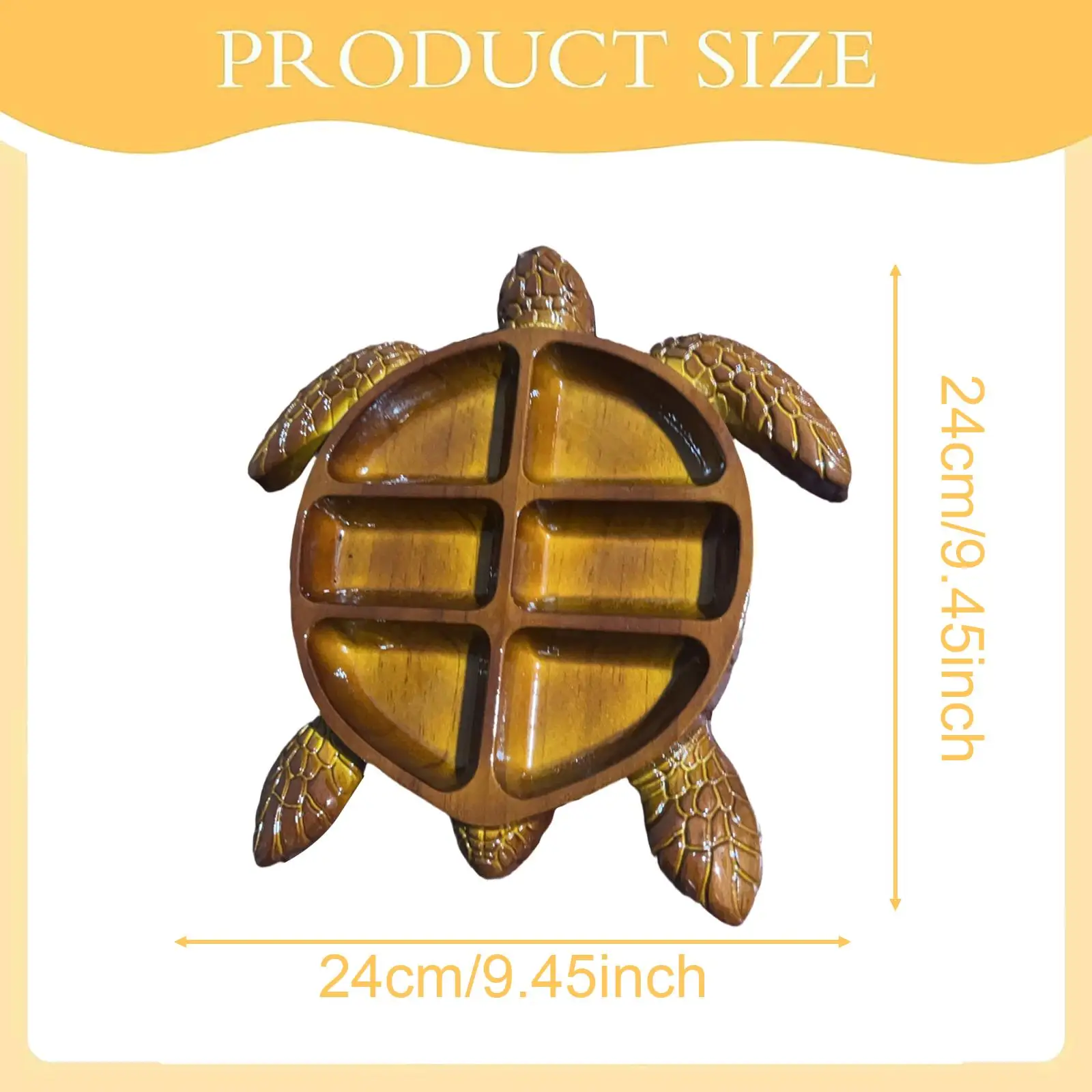 Charcuterie Board Food Tray Unique Organization Turtle Shape Animal Design