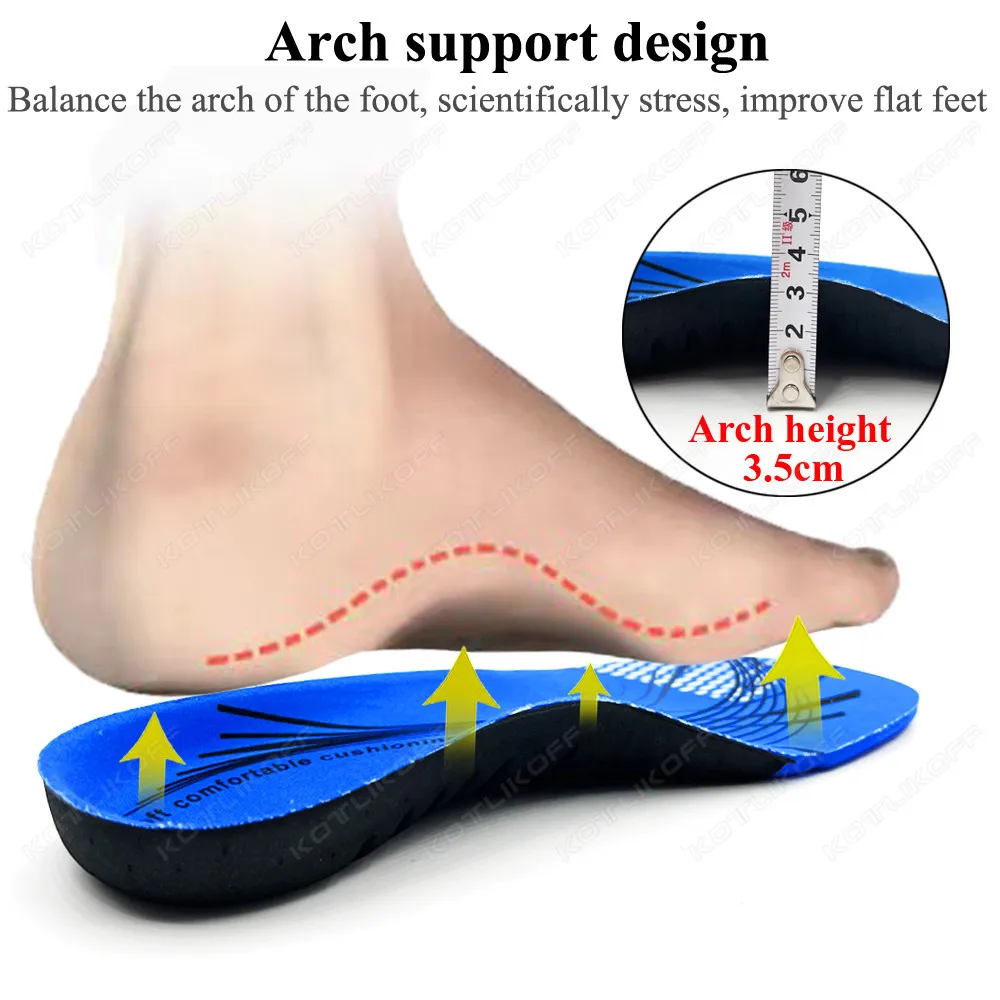 Flat Foot Orthotics Insoles For Bad Feet IMPORTIKAAH Flat Feet - Main Image