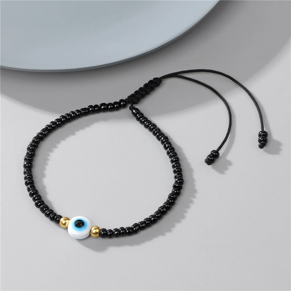 Bracelet Pierre Chakra Bleu Élastique - Bijou Boho Femme Homme - Cadeau Spiritualité