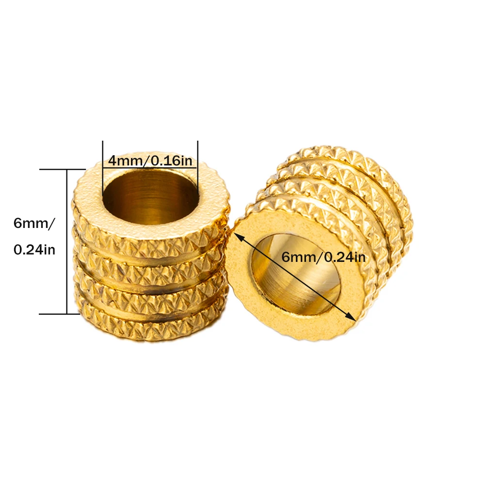 Gold 6X6mm