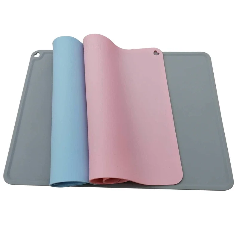 Pet Mat Waterproof Non-slip For cat Silicone Pet Food Mat Bowl Drinking Water Pad Dog Feeding