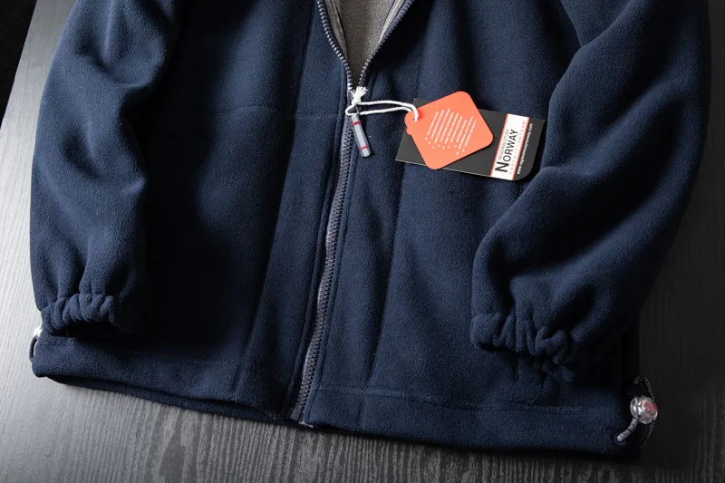 Winter Thicken Fleece Men Jacket Pockets Casual Polar Jackets