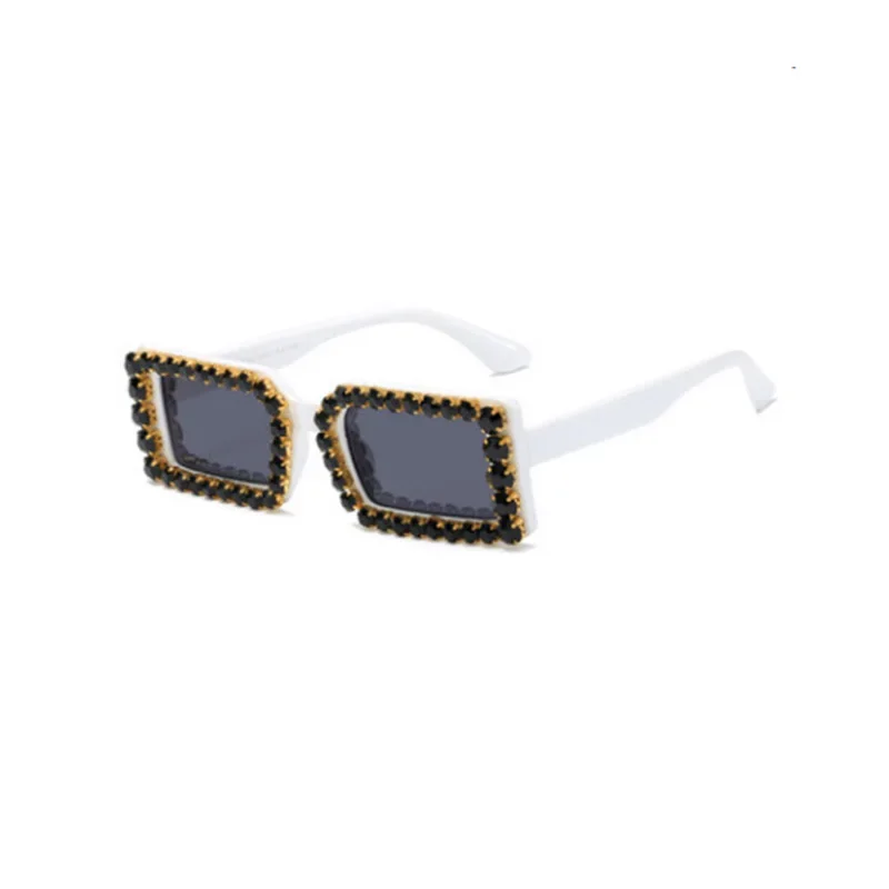 

2022 New Rhinestone Sunglasses Women Brand Designer Women Beach Vacation Party Ladies Sun Glasses Oculos De Sol Feminino UV400