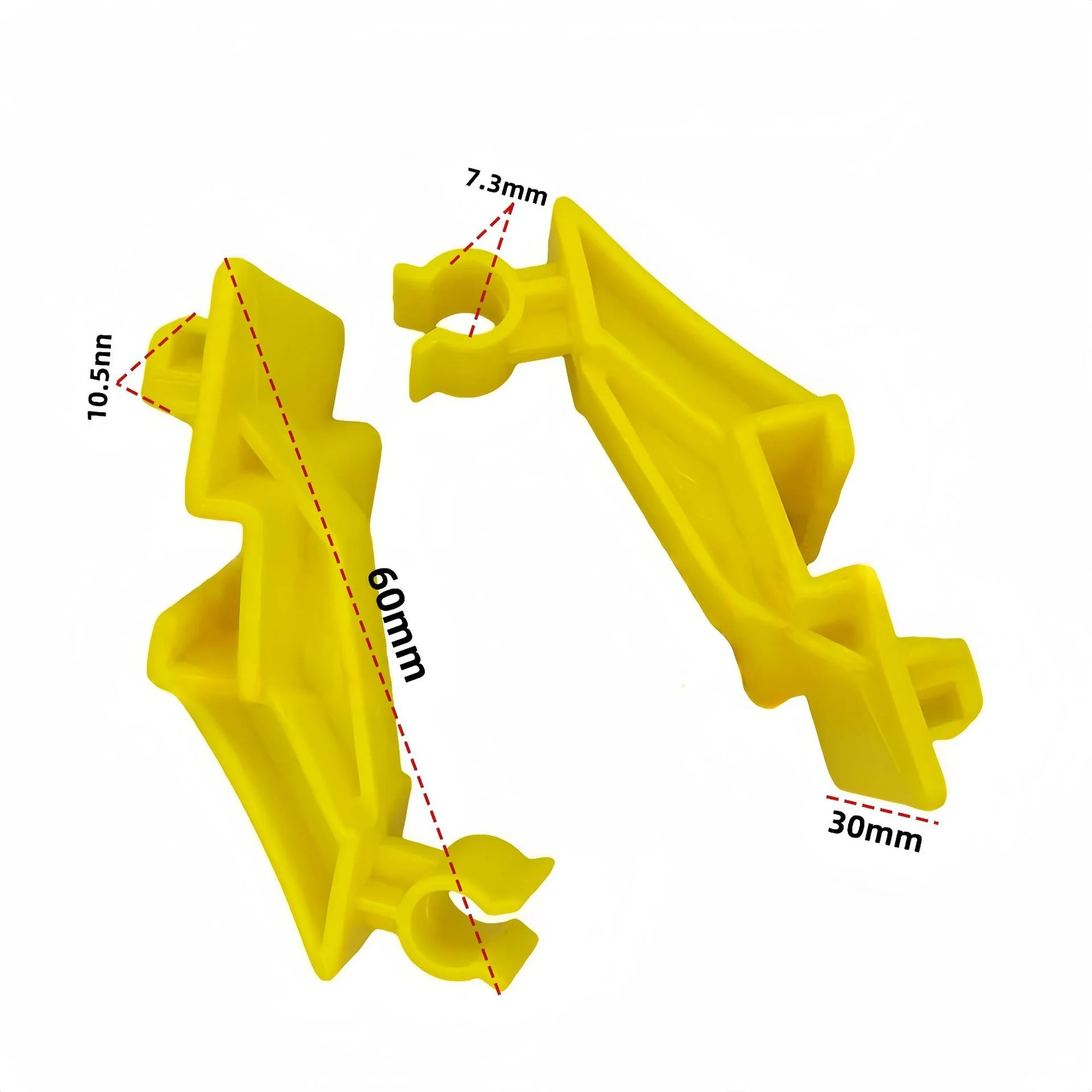 1PCS Motori per auto Cofano Barra di supporto Stanchion Base di fissaggio Clip per Ford Fiesta Accessori interni auto 091011121314 - Image 2