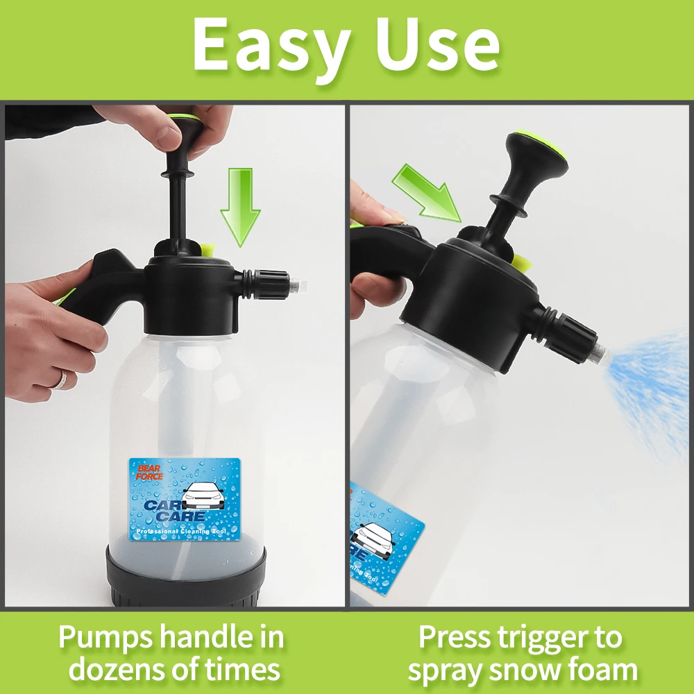 Foaming Pump Sprayer Car Wash & Car Cleaning Auto Detailing Tool Supplies  Hand Pressurized Soap Sprayer Manual Foam Cannon Car - AliExpress