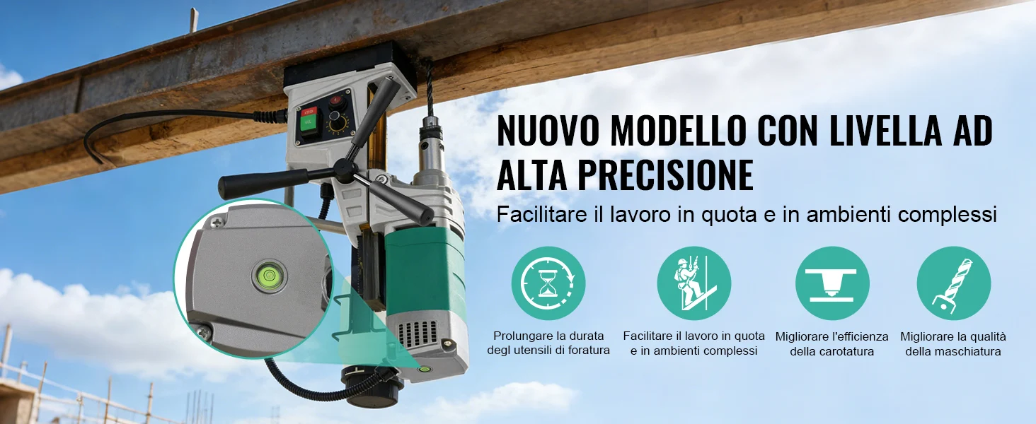 drill with built-in level