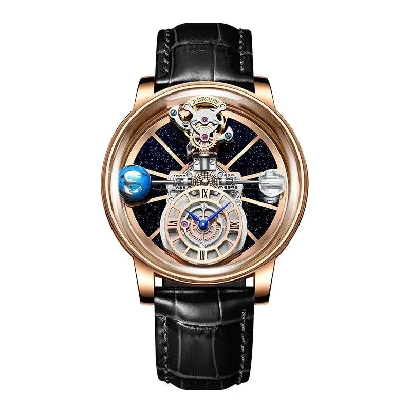 

2023 New Celestial Tourbillon jacob All Star Large Plate Watch Waterproof Leisure Men's Multifunctional Watch Not Rotate