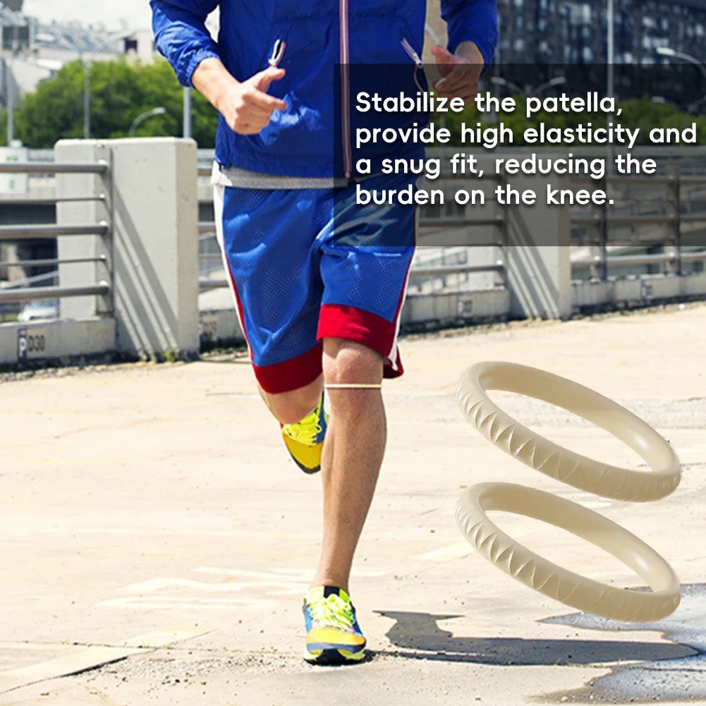 2Pcs Patella Strap Knee Brace Support Patella Stabilizer Knee Strap Support for Jumpers Knee Soccer Tennis Exercise Basketball