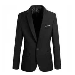 2024 Men Business Blazer Single Button Lapel Suit Jacket Handsome Trend Slim Blazers Casual Office Men Blazer Wedding Suit Coat