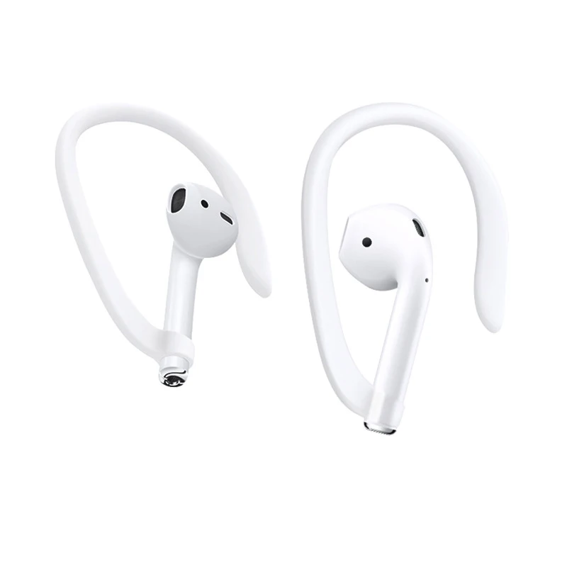 Silicone Sport Earhook For Airpods 1/2 Earpods Wireless TWS Earphone Loop Clip Ear Hook Replacement Headphone Accessories