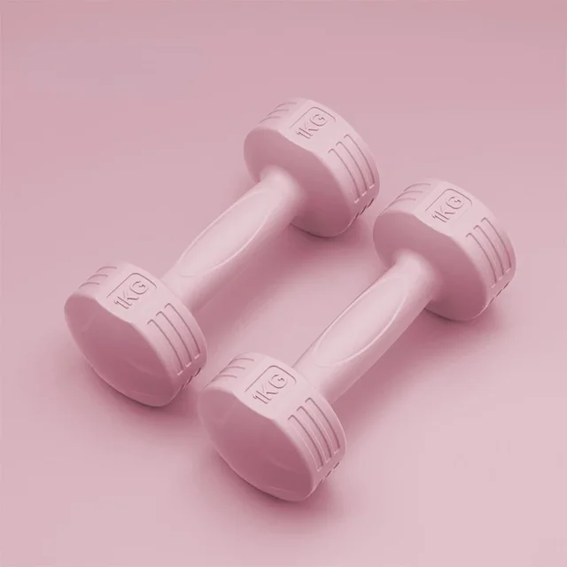 1.0/1.5kg Dumbbell Portable Equipment Home Arm Exercise Beginner Muscle Exercise Fitness Training Device Yoga Mini Dumbbells