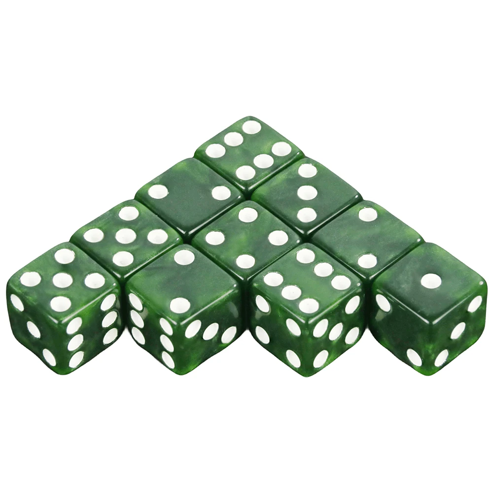 Green white points