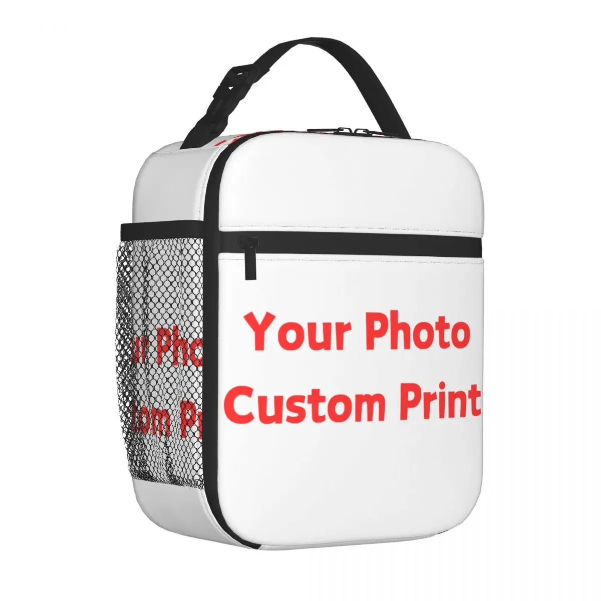 

Customized Logo Lunch Bag For Men Custom Your Design Lunch Box Fun Picnic Cooler Bag Portable Waterproof Thermal Tote Handbags