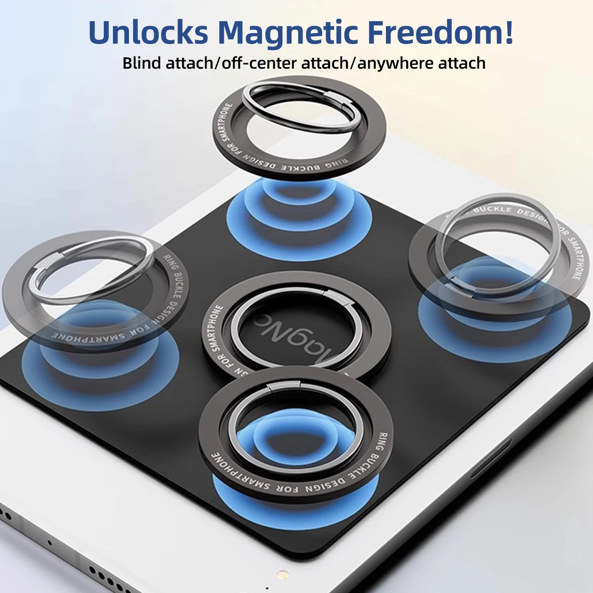 Ultra-Thin Magnetic Tablet Holder with Strong Adhesive