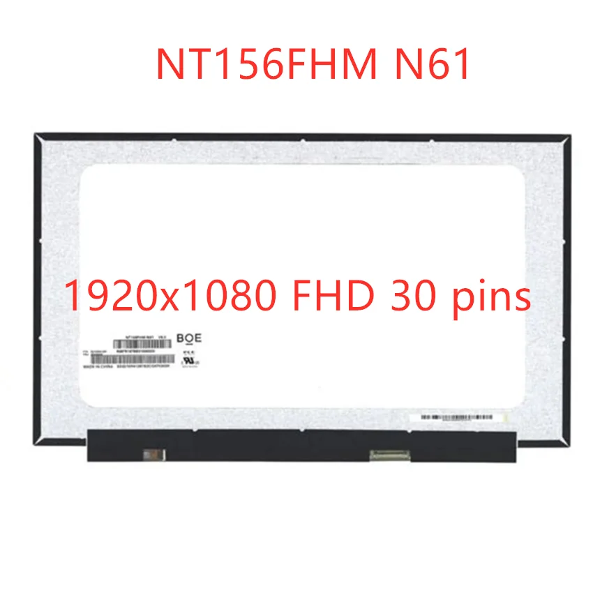 BOE P/N NV156FHM-N3D 15.6" FHD LCD LED 1080P IPS Screen Non Touch Display 209894 - Foto 6
