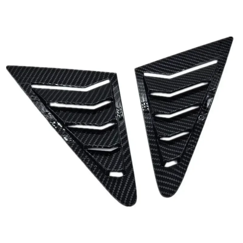 닛산 티이다 해치백 2005-2010 차량용 앞 창문 쿼터 루버 커버 사이드 벤트 셔터 트림 스쿱 ABS 액세서리 한 쌍