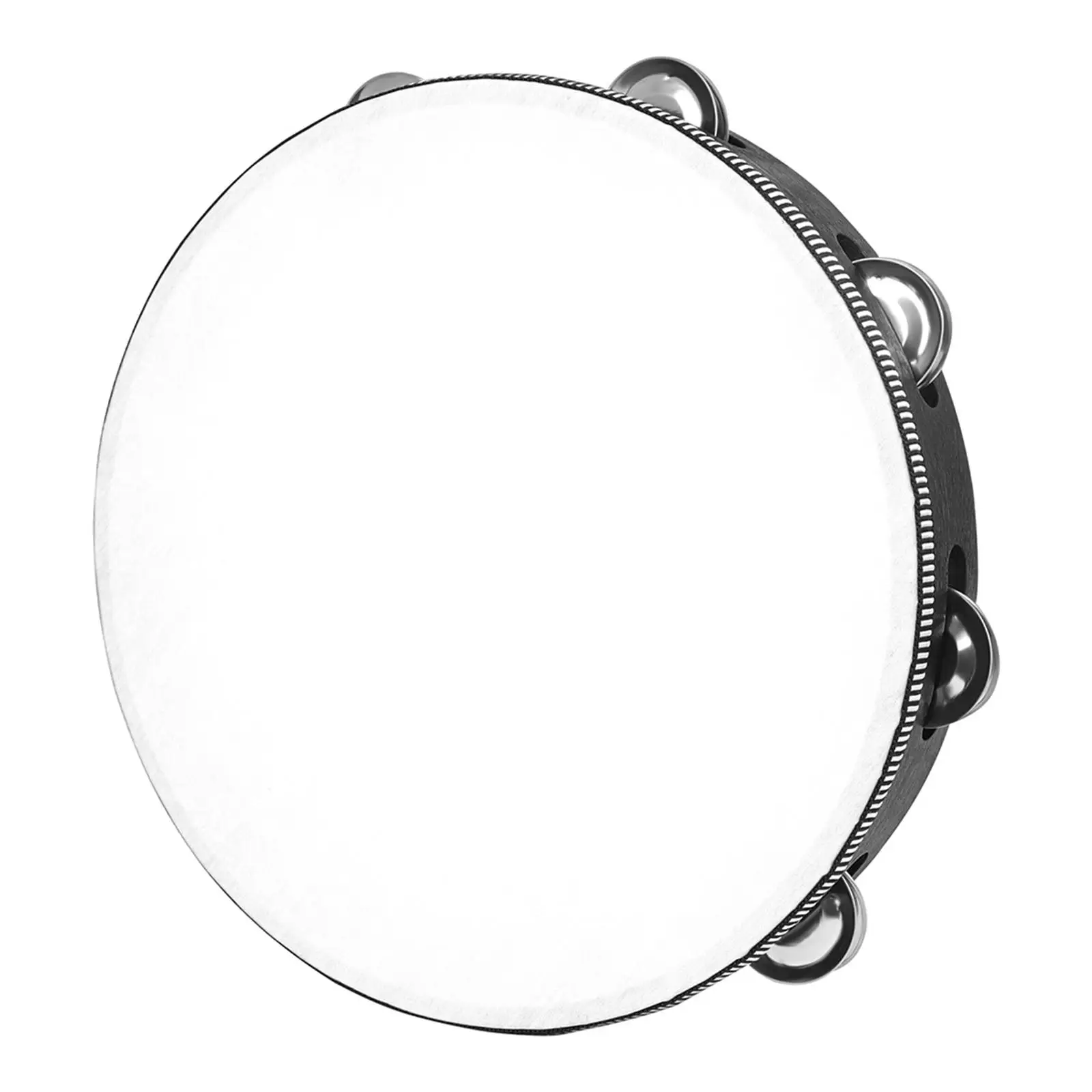 4 Pieces Tambourine Percussion Instrument 10" 8" 6" 4'' Hand Held Tambourine