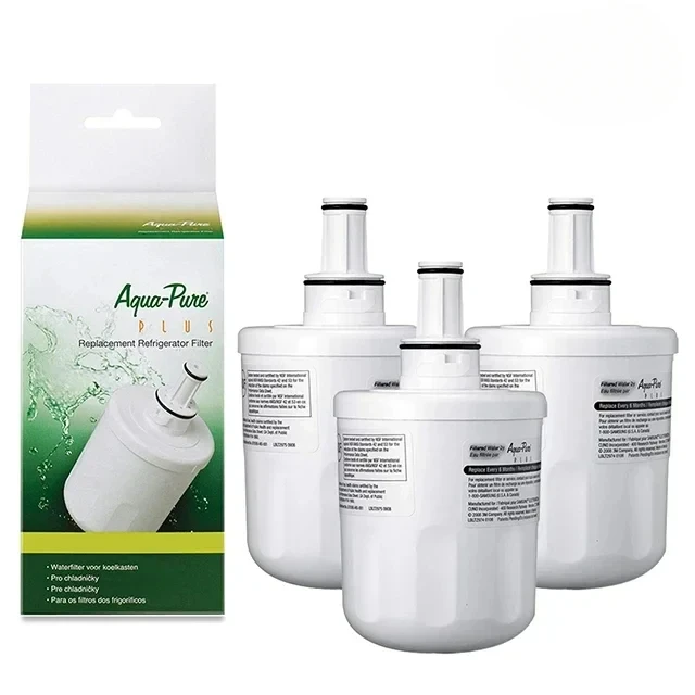 Замена фильтра воды для холодильника Samsung DA29-00003F aqua-pure Plus DA29-00003B, DA29-00003A, hafcu1 1