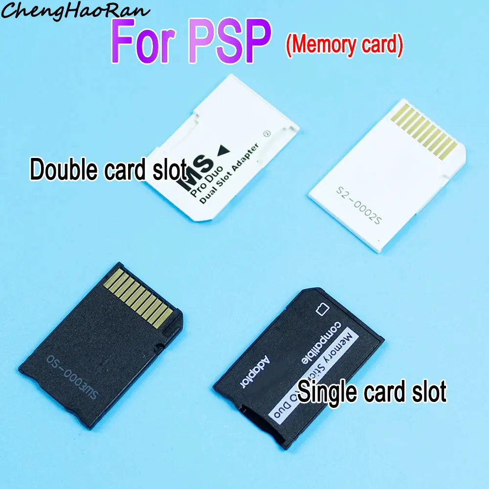 1 Pezzo Nuovo Singolo Doppio Slot Per Sd Sdhc Tf A Memory Stick Ms Card Pro Duo Reader Adapter Per Accessori Convertitore Adattatore Psp