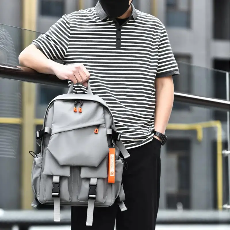 Zaino da uomo Borsa per laptop da viaggio di grande capacità Borsa da uomo casual Zaino impermeabile Zaino per studenti universitari Advanced Sense - immagine 3
