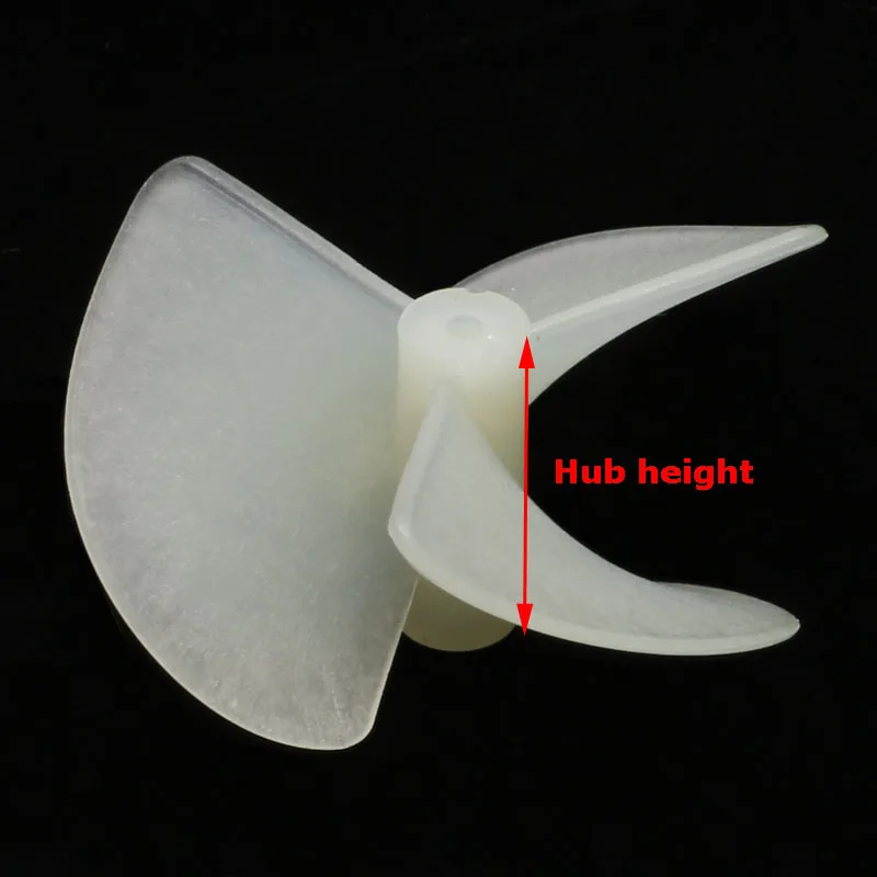 2Pairs Hard Nylon Tri-Blades Propeller D36/42/28mm Shaft