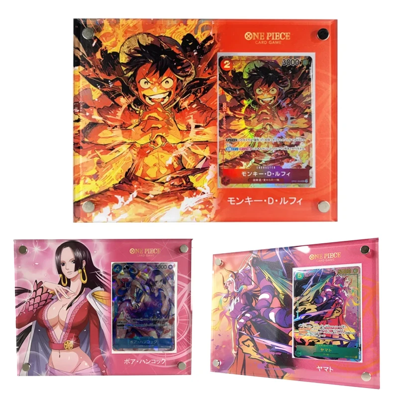 

Аниме цельная Crylic карта кирпич OPCG Luffy Hancock Nami прозрачная защита кирпича не содержит карты Косплей Стенд Игрушка