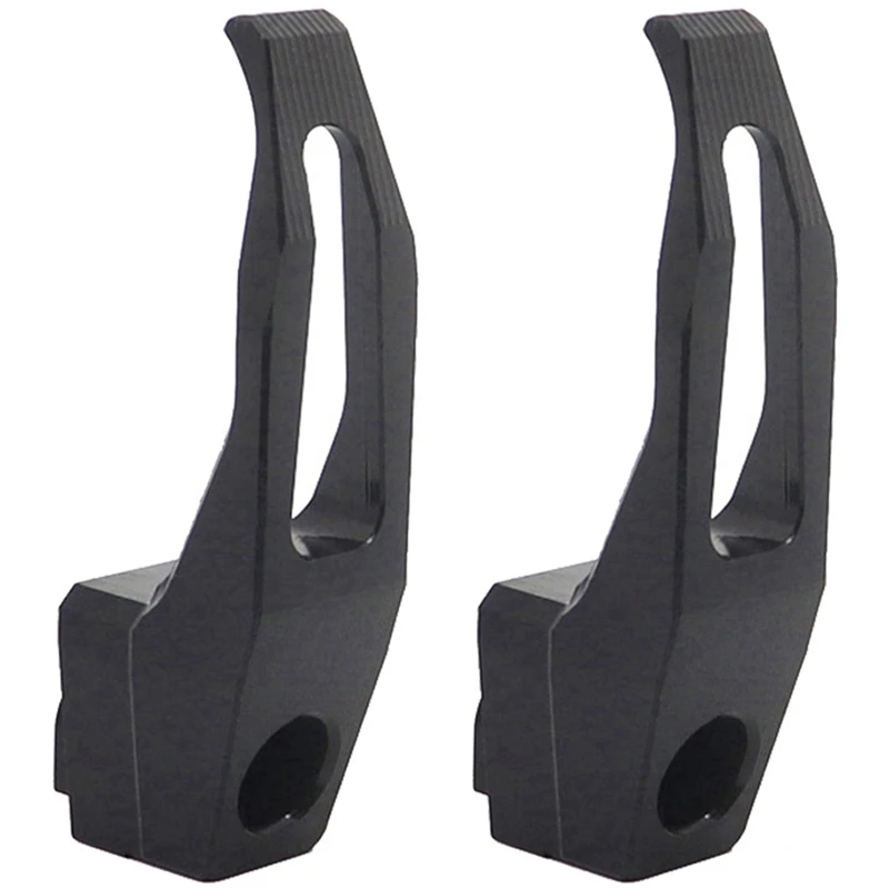 

2X Universal Motorcycle Hook Durable Screw Aluminum Hanger Handlebar Helmet Bag Hook Scooter Bottle Carry Holder Black
