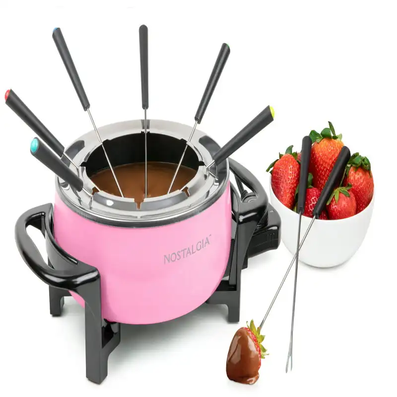 

NFPS6PK 12-Cup Electric Fondue Pot, Pink