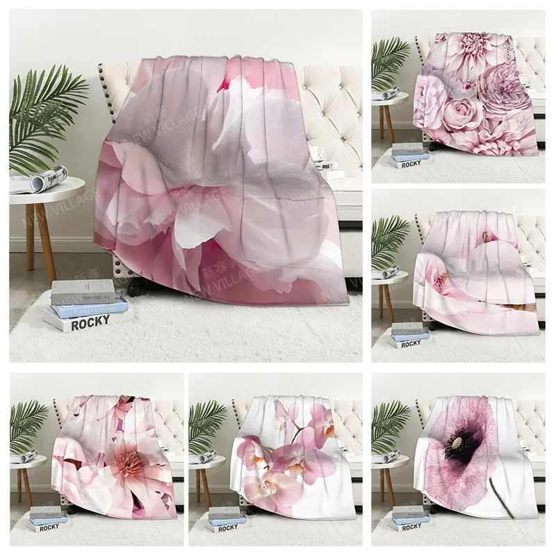 무릎 블랭킷 격자 무늬 소파, 따뜻한 겨울 침대 커버 던지기 담요 장식, 보헤미안 스타일 따뜻한 플리스, 북유럽 식물, 부드럽고 털이 있는 잎