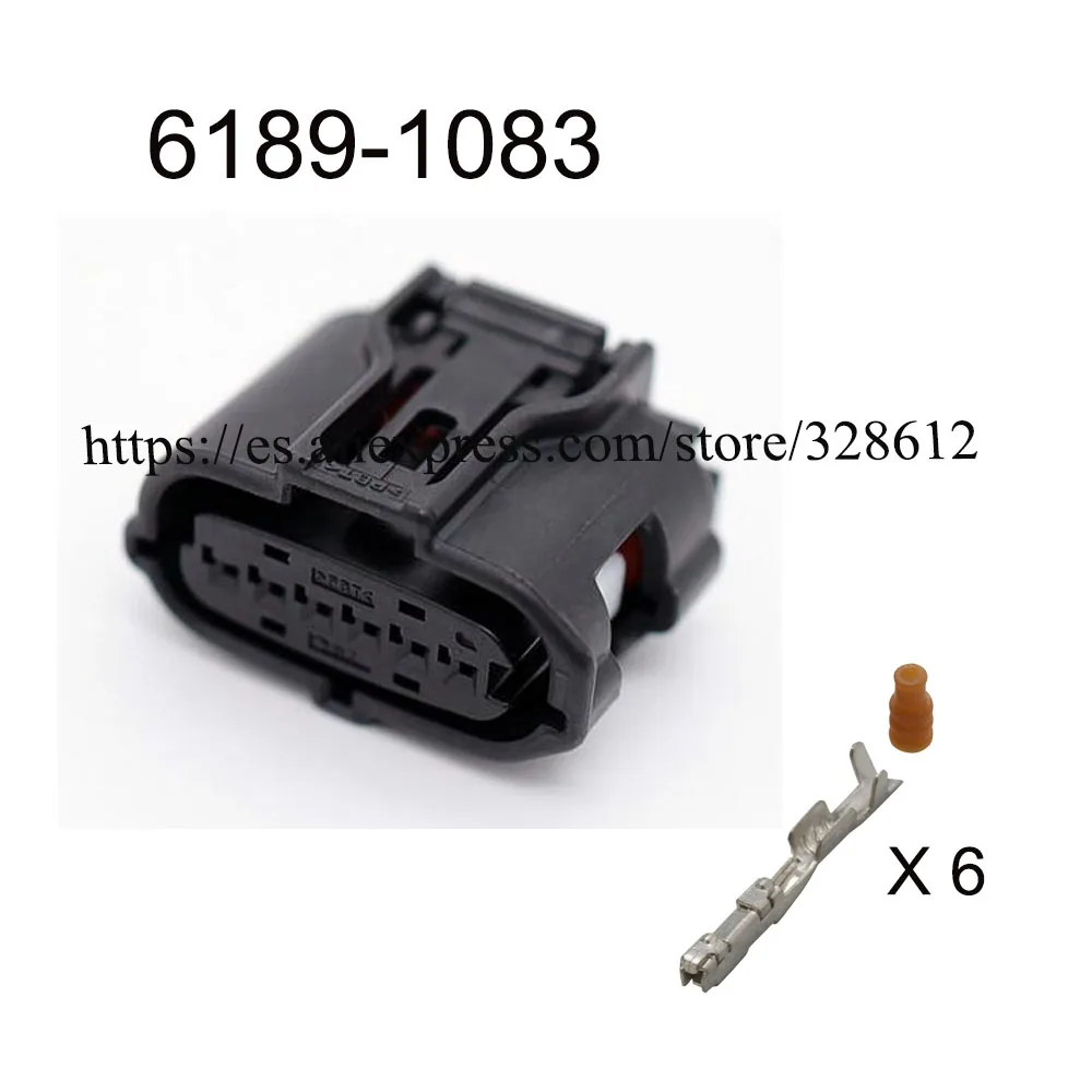 

100SET 6189-1083 Car wire cable 6 pin Waterproof automotive connector female male Plug include terminal seal