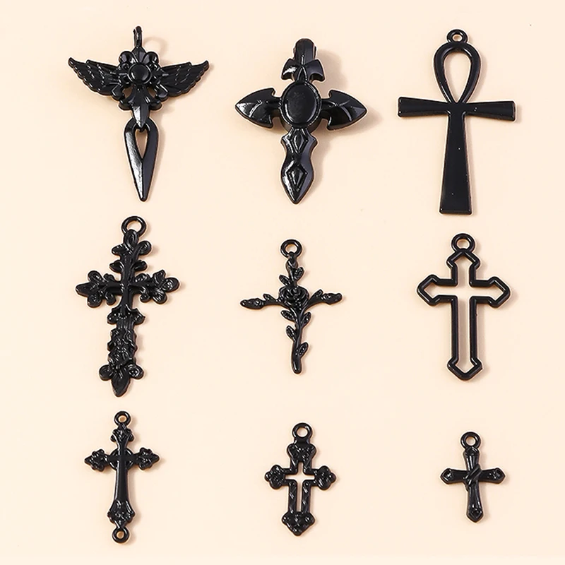 Dijes De Cruz De Madera,Dijes De Cruz De Madera Colgantes De Cruz De Madera Cuentas De Cruz De Madera Sin Terminar De Moda Para Hombres Y Mujeres Dijes Espaciadores De Cruz Colgantes Adorno